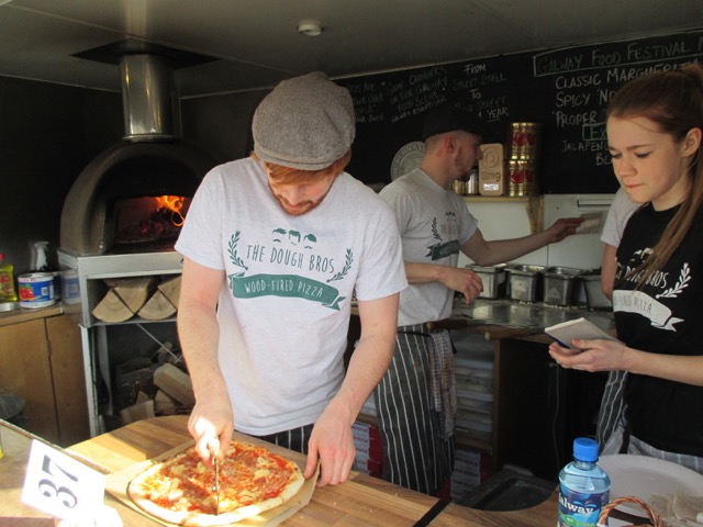 thedoughbros galway cutting pizza egletv